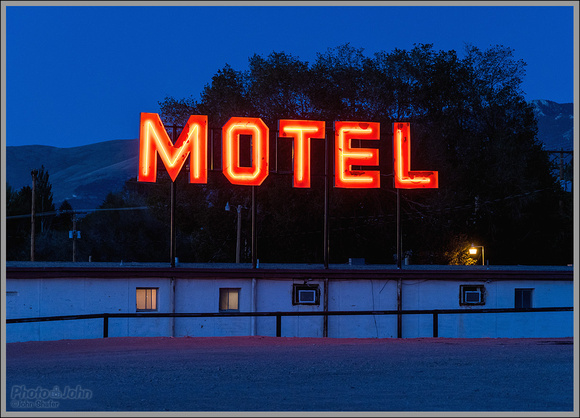 Motel Neon - Highway 50, Nevada