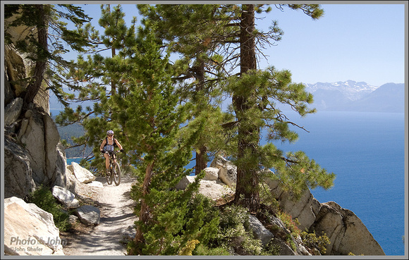 Mountain Biking the Flume Trail - Lake Tahoe