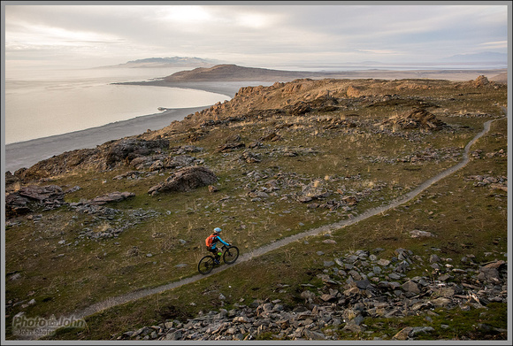 Antelope Island Mountain Biker