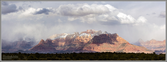 Spring Storm Over Zion National Park