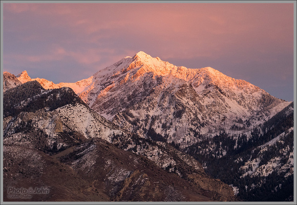 Twin Peaks Sunset - Salt Lake City, Utah
