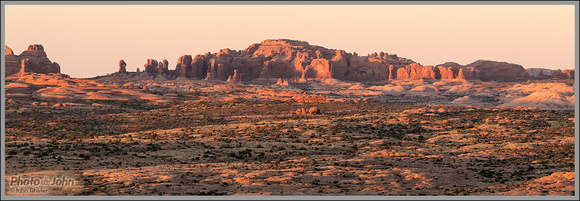 Arches National Park Sunset Panorama