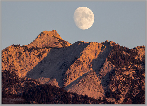 Moonrise Over Lone Peak