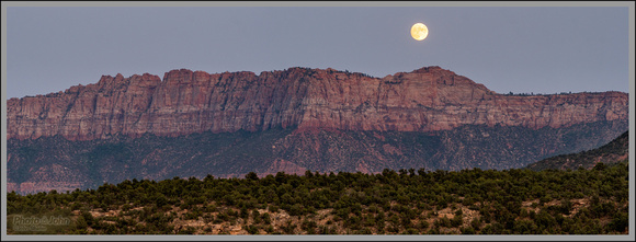 Southern Utah Moonrise Panorama