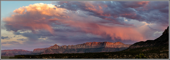 Southern Utah Storm At Sunset