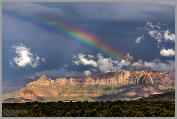 Desert Monsoon Rainbow